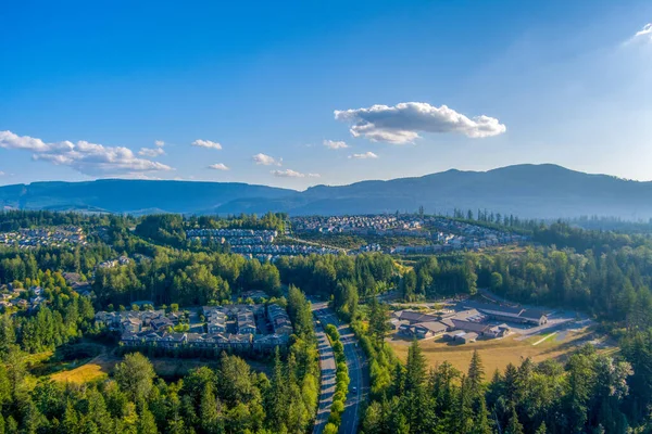 Aerial View Snoqualmie Washington August 2021 — Stock Photo, Image