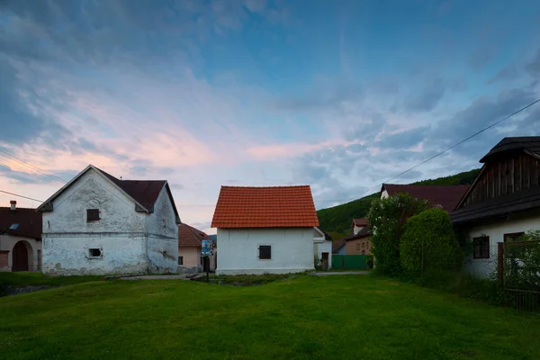 斯洛伐克Blatnica村的历史民间建筑 — 图库照片