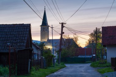 Slovakya 'nın Turiec bölgesindeki Turany köyündeki kilise.