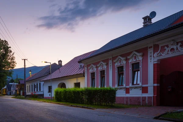 Historické Měšťanské Domy Obci Klastor Pod Znievom Slovensko — Stock fotografie