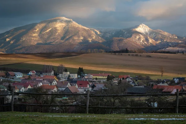 Socovce Obec Pohoří Velká Fatra Slovensko — Stock fotografie