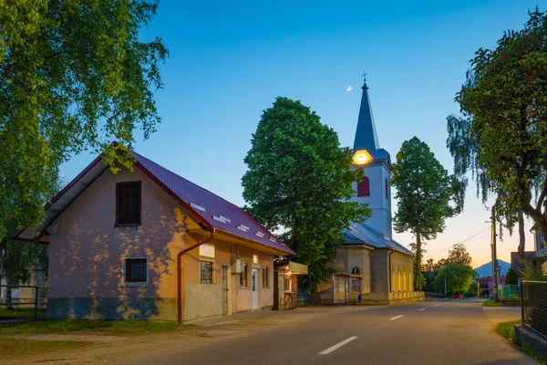 Kostel Obci Bela Dstreet Slovensko — Stock fotografie