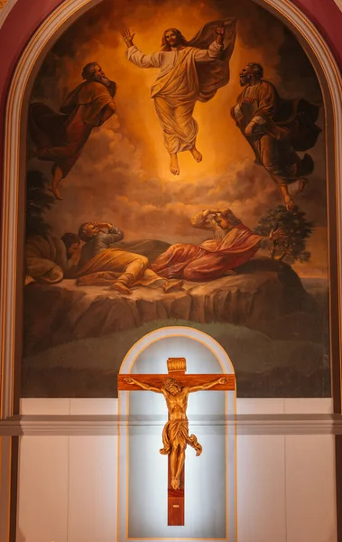 Isus Cruce Religie Catolică New York City — Fotografie, imagine de stoc