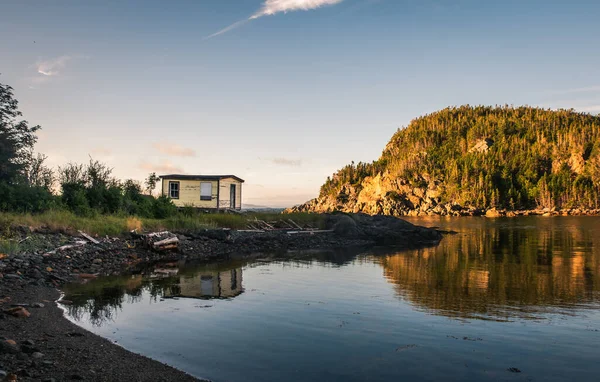 Quiet Morning Rural Fishing Community Newfoundland Canada — Stock Photo, Image