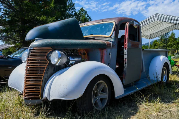 Lincoln Usa Luglio 2019 Veicolo Ford Marrone Vintage Ben Mantenuto — Foto Stock