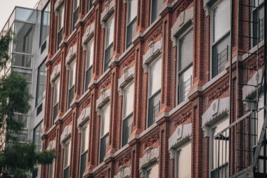 Brooklyn New York 'ta bir binanın cephesi