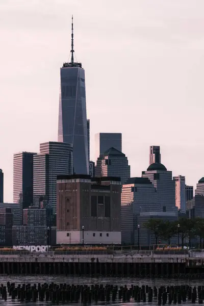 Wieżowce Centrum Manhattanu — Zdjęcie stockowe