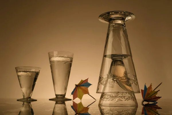 Various Sizes Crystal Glassware — Stock Photo, Image