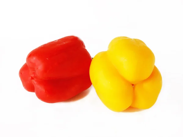 Red and yellow pepper — Stock Photo, Image