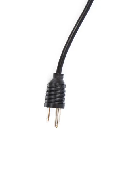 Cablu electric negru . — Fotografie, imagine de stoc