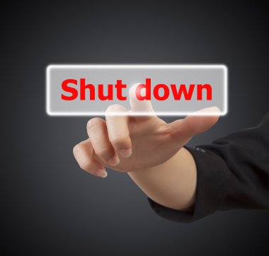 kadın el dokunmadan anahtar kelime kapat düğmesi.