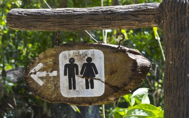 banyo sembolü.