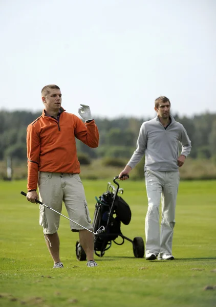 Jogadores de golfe — Fotografia de Stock