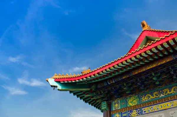 Čínský styl střecha — Stock fotografie