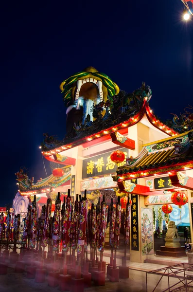 Kinesisk tempel i thailand — Stockfoto