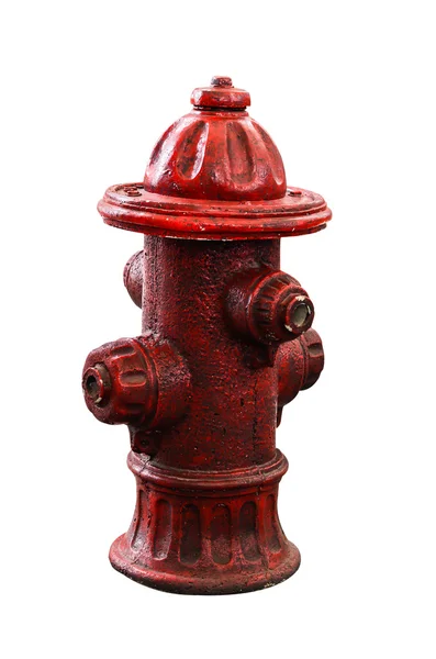 Red fire pump — Stock Photo, Image