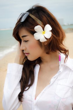 Sahilde yakın çekim