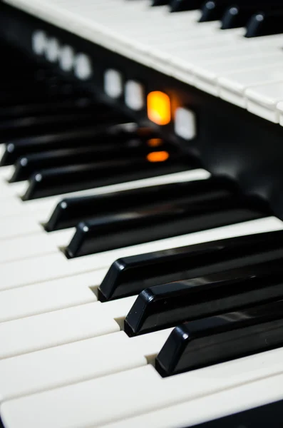Close up of piano keys — Stock Photo, Image