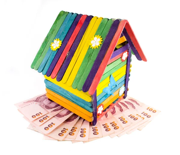 Toy house — Stockfoto