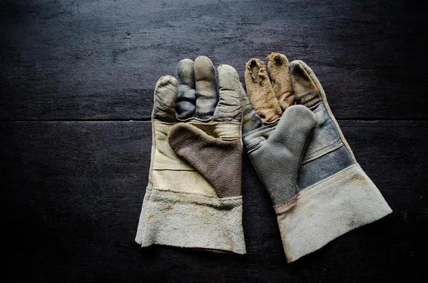 Lederen handschoenen — Stockfoto