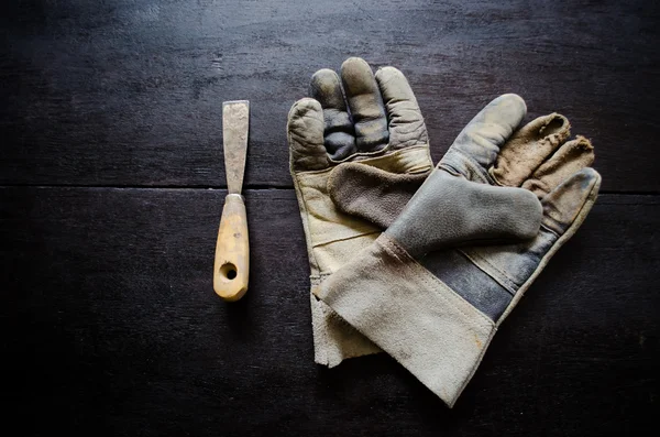 Läderhandskar — Stockfoto