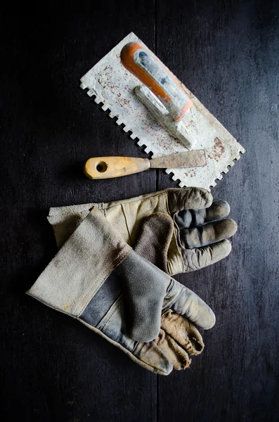 Кожаные перчатки — стоковое фото