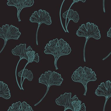 Palm ile Seamless modeli bırakır. Vektör çizim fjr kumaş baskı.