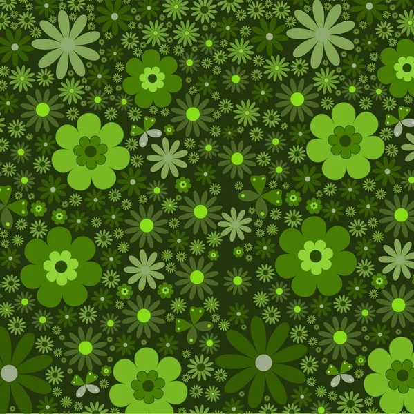 Abstract floral background green Royalty Free Stock Vectors