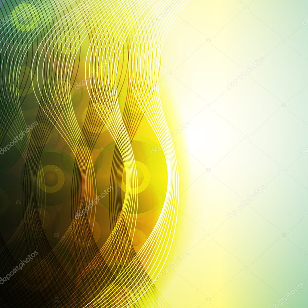 Colorful background with circles