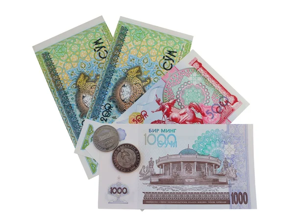 Dinero uzbeko — Foto de Stock