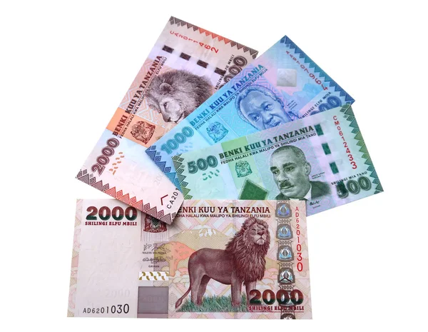 Bankjegyek, Tanzánia. — Stock Fotó