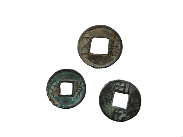 Monete antiche cinesi — Foto Stock