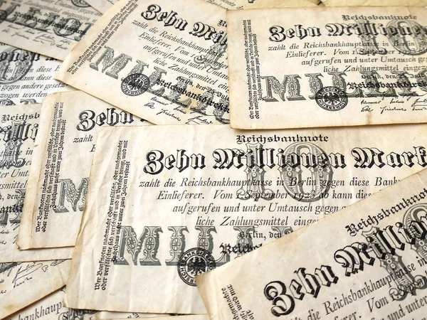 Dinero alemán en 1923 — Foto de Stock