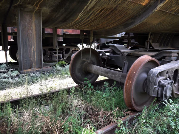 Foto de tanques de ferrocarril . — Foto de Stock