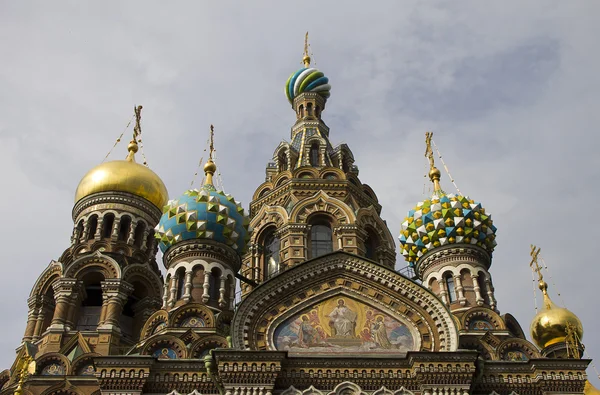 Церковь Спасителя на пролитой крови . — стоковое фото