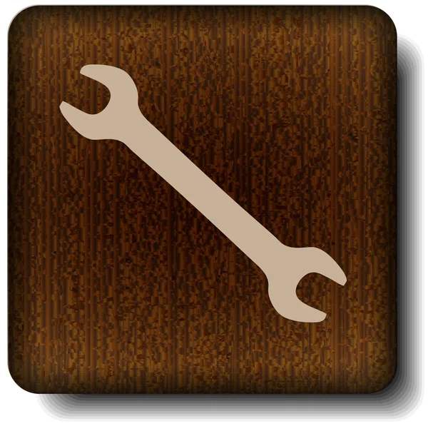 Wrench icon — Stock Vector