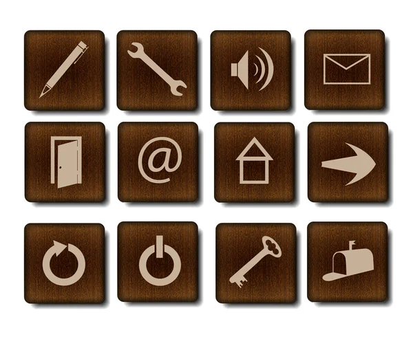 Web icons rastr version — Stock Photo, Image