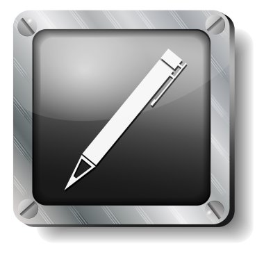 Çelik kalem simgesi