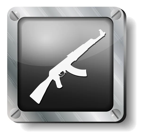 Stalen wapens pictogram — Stockvector