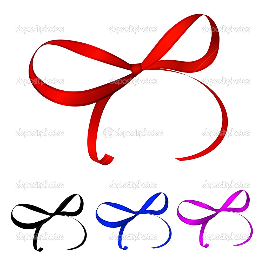 Bow-knot isolated on white background