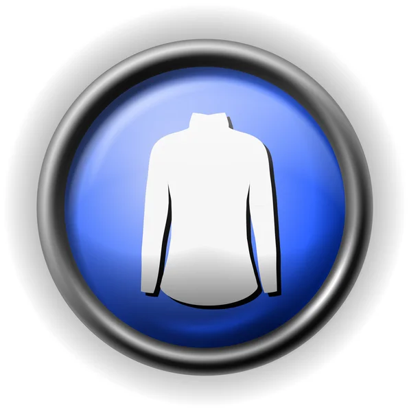 Glas jurk pictogram — Stockvector