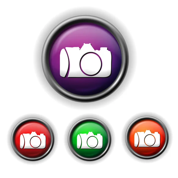 Icona fotocamera — Vettoriale Stock