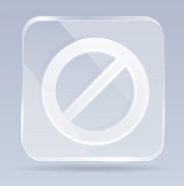 Not Allowed icon — Stock Vector