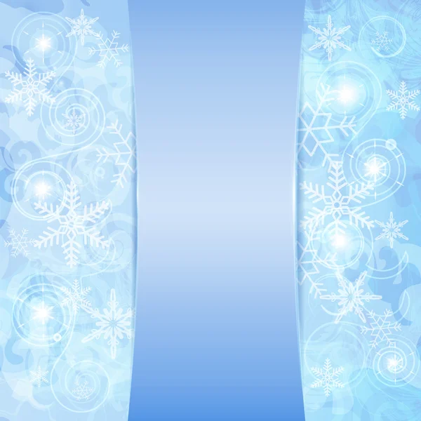 Abstract snowflakes texture — Stock Vector