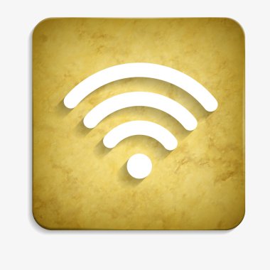 Wi fi parşömen simgesi
