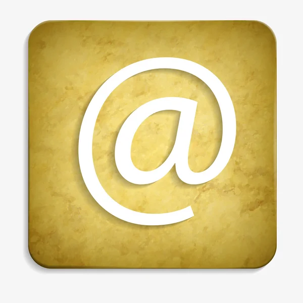 Pergamin e-mail ikona — Wektor stockowy