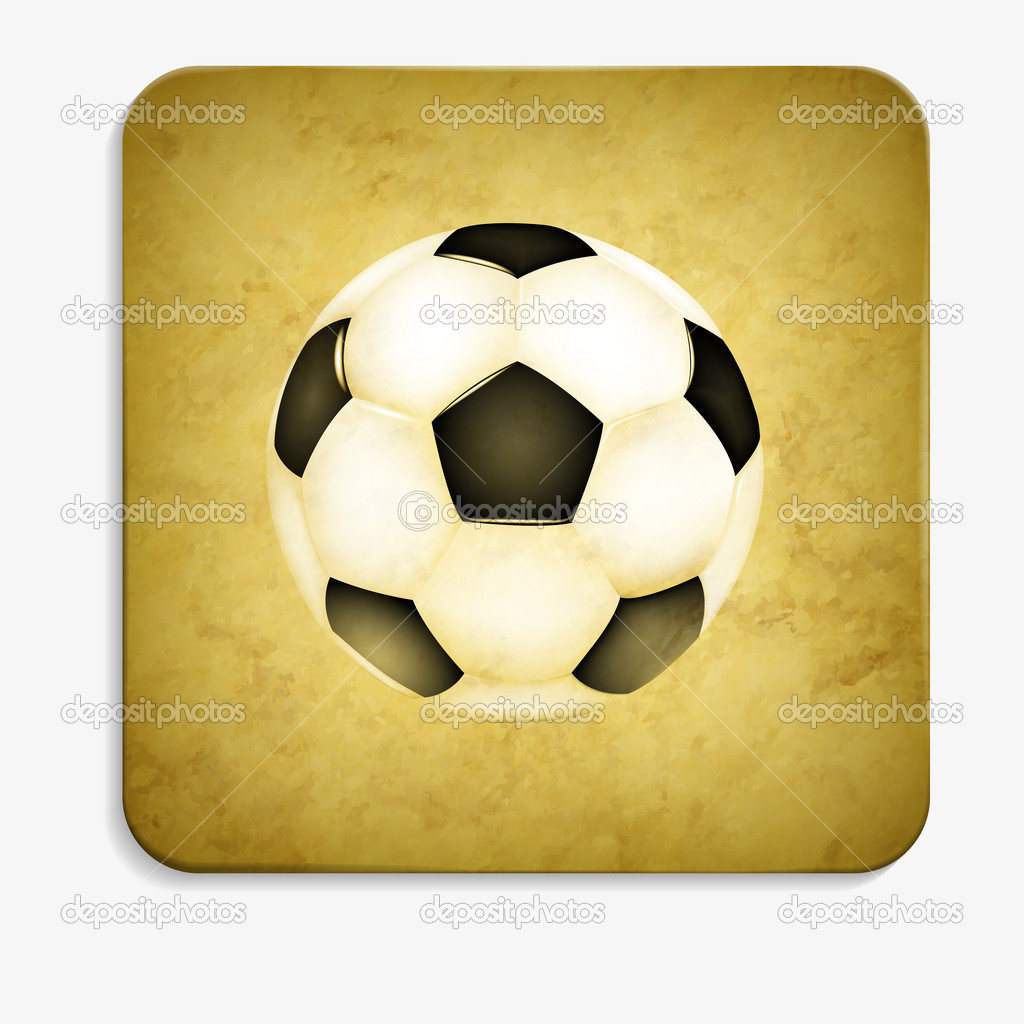 Soccer-ball monochrome icon