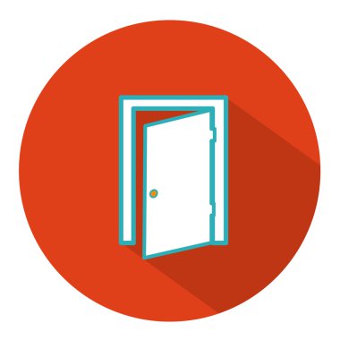 çıkış kapısını parşömen simgesi