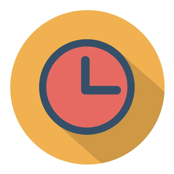 Reloj cara pergamino icono — Vector de stock