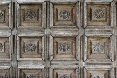 süslü eski ahşap
